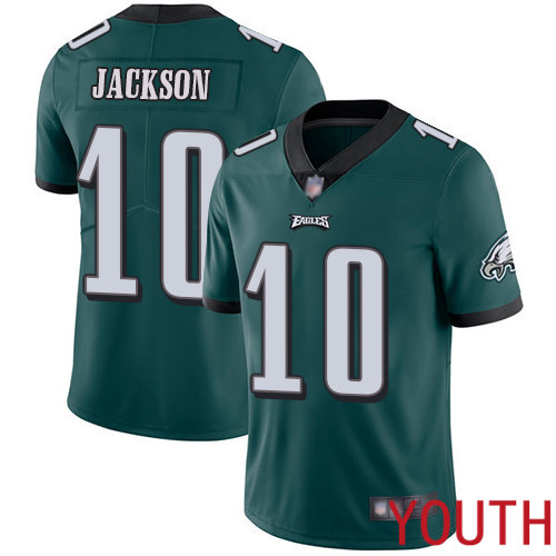 Youth Philadelphia Eagles #10 DeSean Jackson Midnight Green Team Color Vapor Untouchable NFL Jersey->youth nfl jersey->Youth Jersey